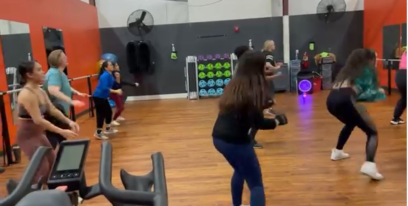 Hip Hop w/ Helah class at Iron Jungle Family Fitness