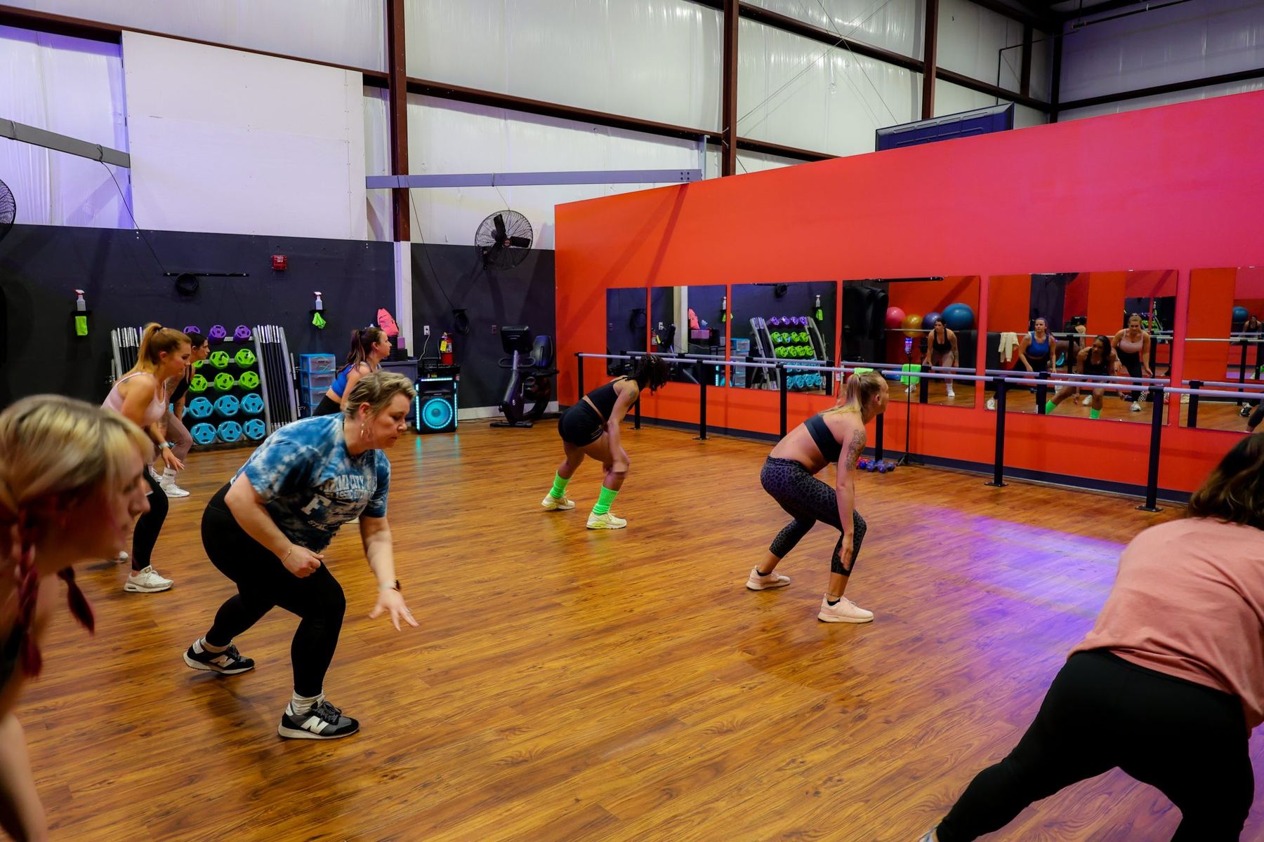 Dance fitness class at Iron Jungle