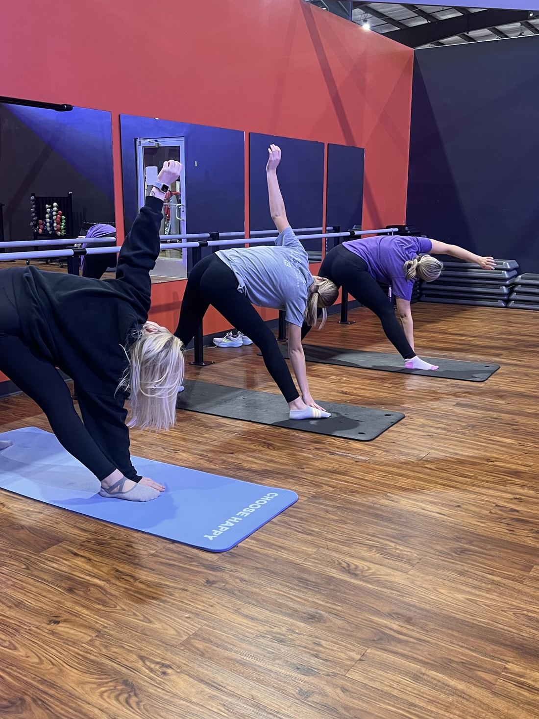 Yoga class at Iron Jungle Family Fitness